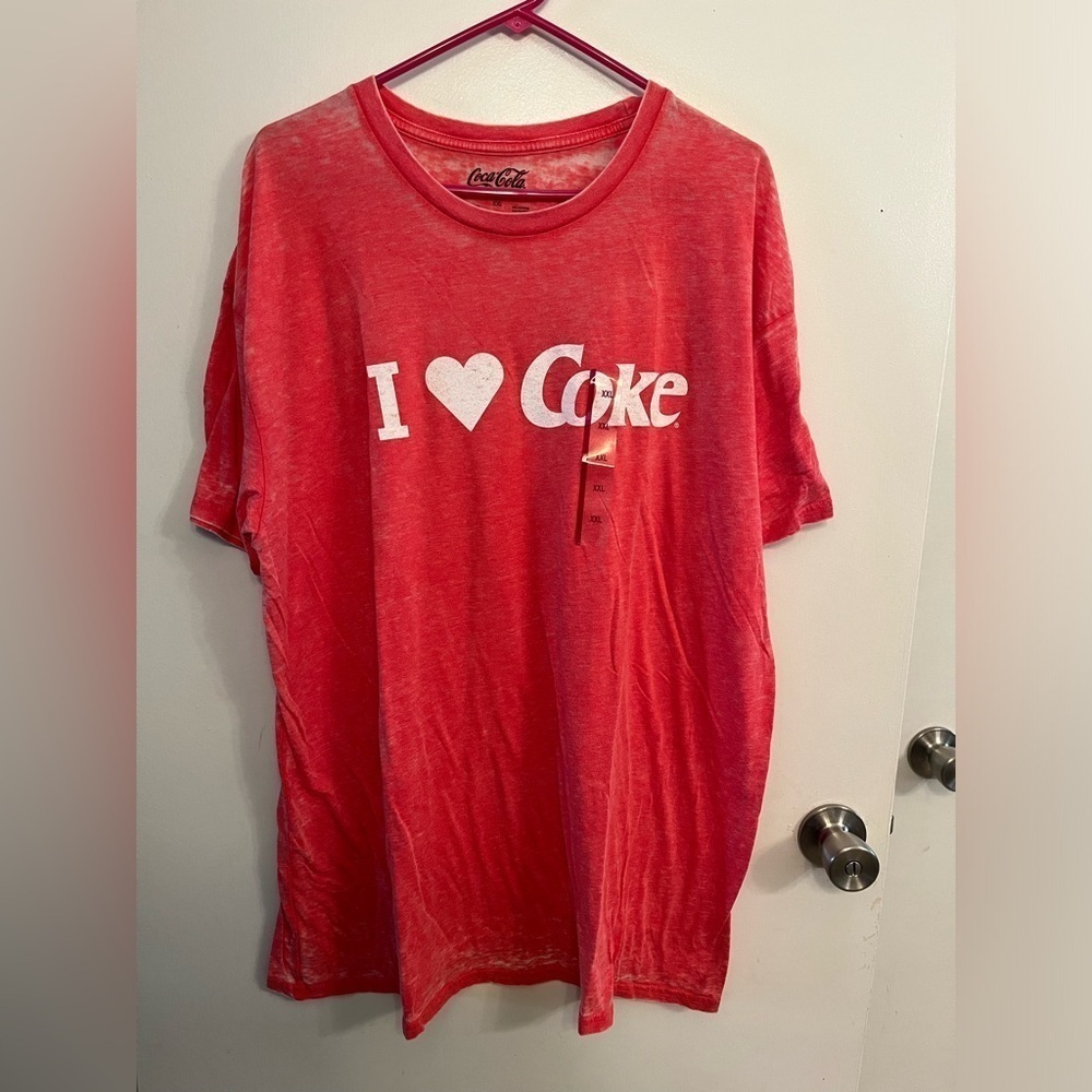 Coca-Cola Red Graphic T-Shirt, XXL, new!
